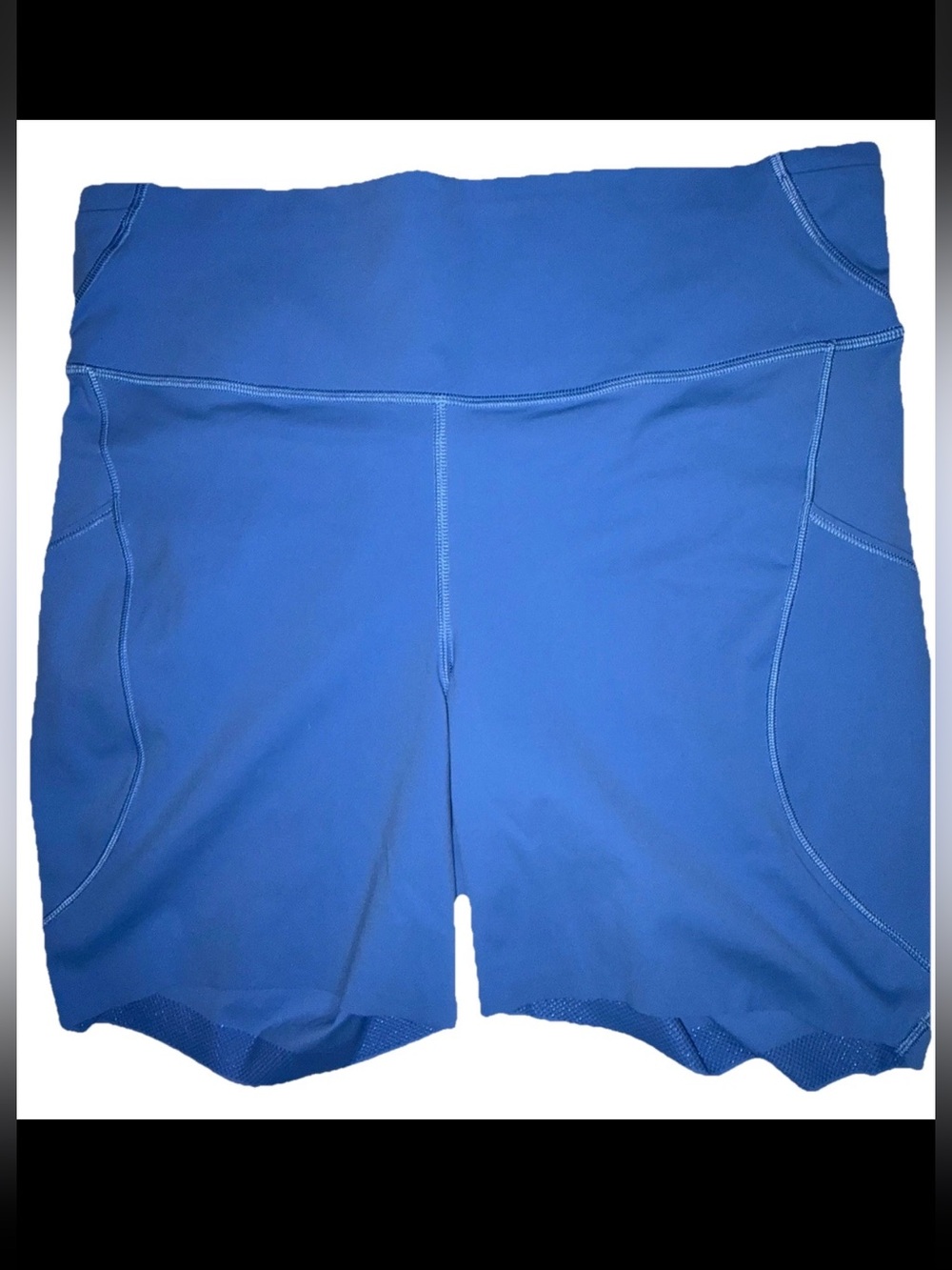 NWT LULULEMON SIZE 6 FAST & FREE HIGH RISE 6”L SHORT*POCKETS AUTHENTIC POOL BLUE